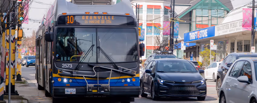 10 Granville Bus on the road