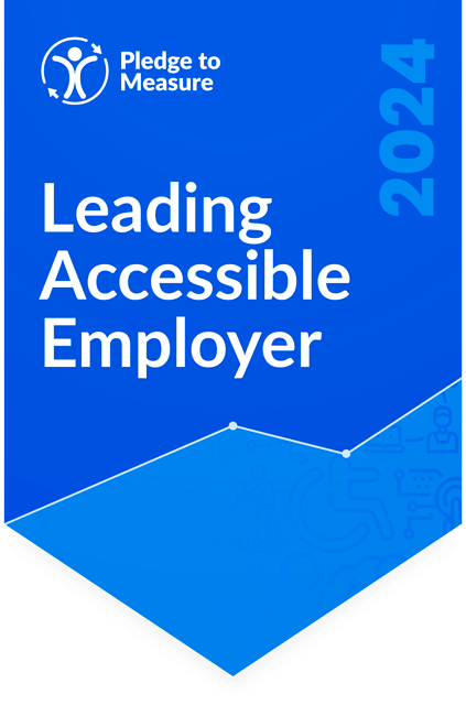 2024 Leading Accessible Employer logo