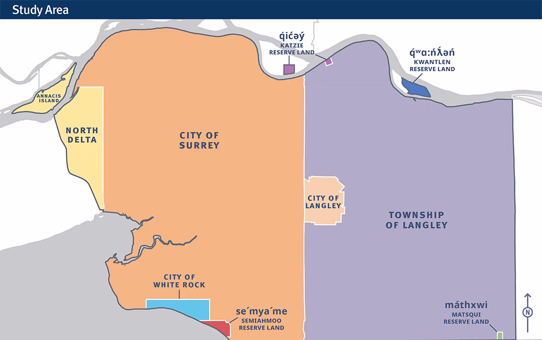 South of Fraser Study Area