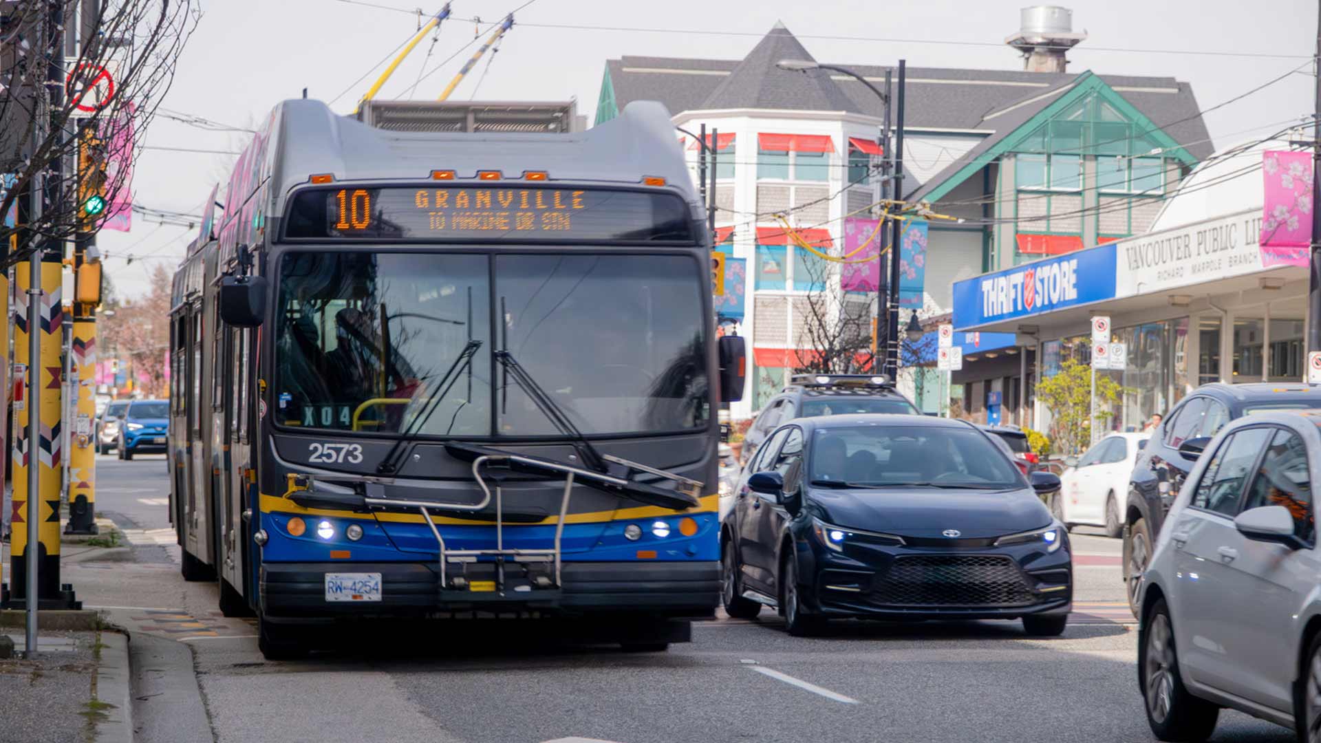 10 Granville Bus on the road