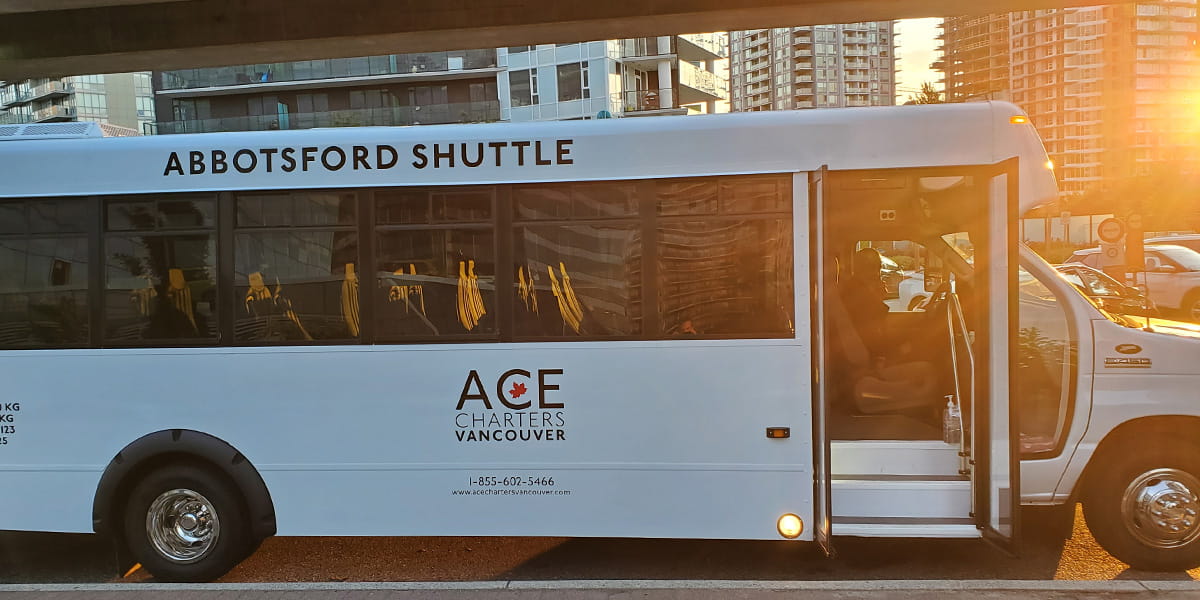 Ace Charters Abbotsford shuttle bus