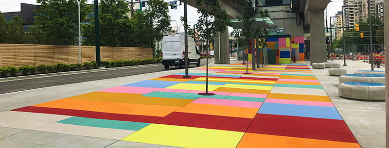 New public art at Joyce–Collingwood Station